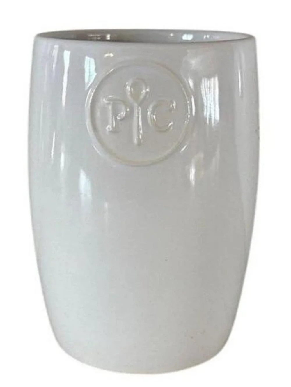 Pampered Chef Utensil Holder White Kitchen Decor 5